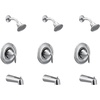 image:imageMoen Eva Chrome PosiTemp Tub and Shower Trim Kit Valve Required T2133Chrome