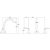 image:imageMoen Eva OilRubbed Bronze Transitional TwoHandle Deck Mount Roman Tub Faucet Trim Kit Valve Required T943ORBBrushed Nickel