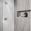 image:imageMoen Genta LX Matte Black Pressure Balancing Modern Shower Lever Handle PosiTemp Valve Required T2471BLBrushed Nickel