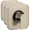 image:imageMoen Genta LX Matte Black Pressure Balancing Modern Shower Lever Handle PosiTemp Valve Required T2471BLBrushed Nickel