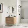 image:imageMoen Genta LX Matte Black Pressure Balancing Modern Shower Lever Handle PosiTemp Valve Required T2471BLMatte Black