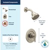 image:imageMoen Gibson Chrome PosiTemp Pressure Balancing EcoPerformance Modern Shower Trim Valve Required T2902EPBrushed Nickel