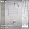 image:imageMoen Gibson Chrome PosiTemp Pressure Balancing EcoPerformance Modern Shower Trim Valve Required T2902EPChrome