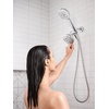 image:imageMoen Hydro Energetix High Pressure Dual Shower Head with Handheld Spray Combo 8 Shower Head Spray Settings Chrome Finish 200C0