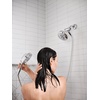 image:imageMoen Hydro Energetix High Pressure Dual Shower Head with Handheld Spray Combo 8 Shower Head Spray Settings Chrome Finish 200C0