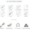 image:imageMoen Hydro Energetix High Pressure Shower Head with Handheld Sprayer 8 Handheld Shower Head Spray Settings Spot Resist Brushed Nickel Finish 200H0SRNSpot Resist Brushed Nickel