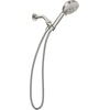 image:imageMoen Hydro Energetix High Pressure Shower Head with Handheld Sprayer 8 Handheld Shower Head Spray Settings Spot Resist Brushed Nickel Finish 200H0SRNSpot Resist Brushed Nickel