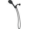 image:imageMoen Hydro Energetix Matte Black High Pressure Shower Head with Handheld Sprayer Featuring 8 Spray Settings 200H0BLPack of 1