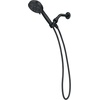 image:imageMoen Hydro Energetix Matte Black High Pressure Shower Head with Handheld Sprayer Featuring 8 Spray Settings 200H0BLPack of 1