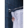 image:imageMoen MDN2170CH Magnetix 60inch Curved Adjustable Single Shower Curtain Rod ChromeChrome