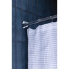 image:imageMoen MDN2170CH Magnetix 60inch Curved Adjustable Single Shower Curtain Rod ChromeChrome