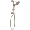 image:imageMoen Matte Black 8Inch Wide Fixed Rainshower Rain Showerhead for Tub and Shower 6345BLBrushed Nickel