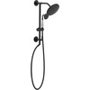 image:imageMoen Matte Black 8Inch Wide Fixed Rainshower Rain Showerhead for Tub and Shower 6345BLMatte Black