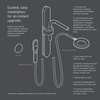 image:imageMoen N207C0CH Spa Shower including Rainshower Handshower and Magnetic Dock ChromeWhiteChromeWhite
