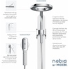 image:imageMoen N207C0CH Spa Shower including Rainshower Handshower and Magnetic Dock ChromeWhiteChromeWhite