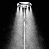 image:imageMoen N207R0BL Spa Shower Rainshower Matte BlackSpot Resist Brushed Nickel
