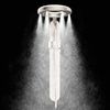 image:imageMoen N207R0BL Spa Shower Rainshower Matte BlackSpot Resist Brushed Nickel