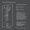 image:imageMoen N214H0BLC Spa Handshower Matte BlackChrome