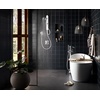 image:imageMoen N214R0BLC Spa Shower Rainshower Matte BlackChromeChromeWhite