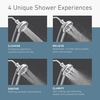image:imageMoen N400H0CH Quattro Handheld Four Unique Shower Experiences and Magnetix Dock Chrome