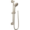 image:imageMoen Oil Rubbed Bronze EcoPerformance Detachable Handheld Showerhead with 24inch Slide Bar and 69inch Hose 3868EPORBBrushed Nickel