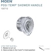 image:imageMoen PosiTemp Tub and Shower Faucet Handle Replacement Kit 100710Kit