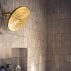 image:imageMoen S112BG Waterhill 10Inch Single Function Rainshower Showerhead with Immersion Rainshower Technology Brushed Gold