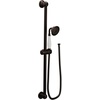 image:imageMoen S12107EPNL Weymouth Traditional EcoPerformance Handshower Handheld Shower with 30Inch Slide Bar and 69Inch Metal Hose Polished NickelOil Rubbed Bronze