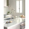 image:imageMoen S3945SRS Traditional Deck Mounted Kitchen Soap Dispenser with Above the Sink Refillable Bottle Spot Resist StainlessPolished Nickel