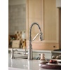 image:imageMoen S3945SRS Traditional Deck Mounted Kitchen Soap Dispenser with Above the Sink Refillable Bottle Spot Resist StainlessSpot Resist Stainless