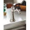 image:imageMoen S3945SRS Traditional Deck Mounted Kitchen Soap Dispenser with Above the Sink Refillable Bottle Spot Resist StainlessSpot Resist Stainless