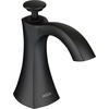 image:imageMoen S3948SRS Transitional Deck Mounted Kitchen Soap Dispenser with Above the Sink Refillable Bottle Spot Resist StainlessBlack