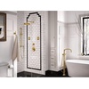 image:imageMoen S44507BG Colinet OneHandle Traditional Freestanding Floor Mount Tub Filler with Handshower Brushed GoldMatte Black