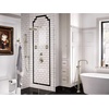 image:imageMoen S44507BG Colinet OneHandle Traditional Freestanding Floor Mount Tub Filler with Handshower Brushed GoldMatte Black
