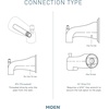 image:imageMoen S5000 Colinet Traditional Diverter Tub Spout with Slipfit CC Connection ChromeChrome