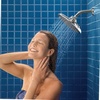 image:imageMoen S6320EPBN Velocity EcoPerformance TwoFunction Rain Shower Shower Head with Immersion Technology 8Inch Brushed NickelChrome