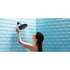 image:imageMoen S6320EPBN Velocity EcoPerformance TwoFunction Rain Shower Shower Head with Immersion Technology 8Inch Brushed NickelOil Rubbed Bronze