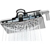 image:imageMoen S6364EPBG Velocity EcoPerformance 2Function Square Rainshower Shower Head Featuring Immersion Technology 85Inch Brushed GoldChrome