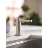 image:imageMoen Spot Resist Stainless Modern Deck Mounted Kitchen Soap Dispenser with AbovetheSink Refillable Bottle S3947SRSSpot Resist Stainless