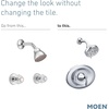 image:imageMoen T2138EPBN Eva PosiTemp EcoPerformance Shower Trim Kit Valve Required Brushed NickelBrushed Nickel