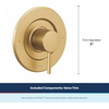 image:imageMoen T2191BG Align Shower Trim Valve Required Brushed GoldBrushed Gold