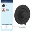 image:imageMoen T2191BG Align Shower Trim Valve Required Brushed GoldMatte Black