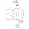 image:imageMoen TL2369EP Chateau SingleHandle PosiTemp EcoPerformance Tub and Shower Trim Kit Valve Required Chrome Showerhead Lever Handle and Tub Spout IncludedChrome