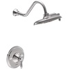 image:imageMoen TS32102NL Weymouth PosiTemp Shower Trim Kit Valve Required including 9Inch 2Spray Rainshower Polished NickelBrushed Gold