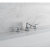 image:imageMoen TS93003BN Arris 2Handle Deck Mount Modern Roman Tub Faucet Trim Kit Valve Required Brushed NickelMatte Black
