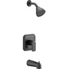 image:imageMoen UT2813EPBL Rizon MCORE 2Series 1Handle Tub and Shower Trim Kit Valve Required Matte BlackMatte Black