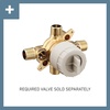 image:imageMoen UT3313 Belfield MCORE 3Series 1Handle Tub and Shower Trim Kit Valve Required ChromeOil Rubbed Bronze