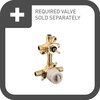 image:imageMoen UT3322 Belfield MCORE 3Series 2Handle Shower Trim with Integrated Transfer Valve Valve Required ChromeOil Rubbed Bronze