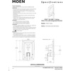 image:imageMoen UT3611 Voss MCORE 3Series 2Handle Shower Trim with Integrated Transfer Valve Valve Required ChromeBrushed Nickel
