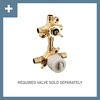 image:imageMoen UTS2411BN Flara MCORE 3Series 2Handle Shower Trim with Integrated Transfer Valve Valve Required Brushed NickelPolished Nickel